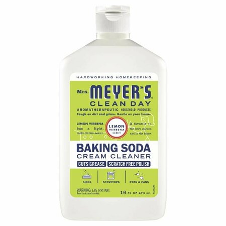 MRS. MEYERS Clean Day Lemon Verbena Scent Baking Soda Cleaner Cream 16 oz 11919